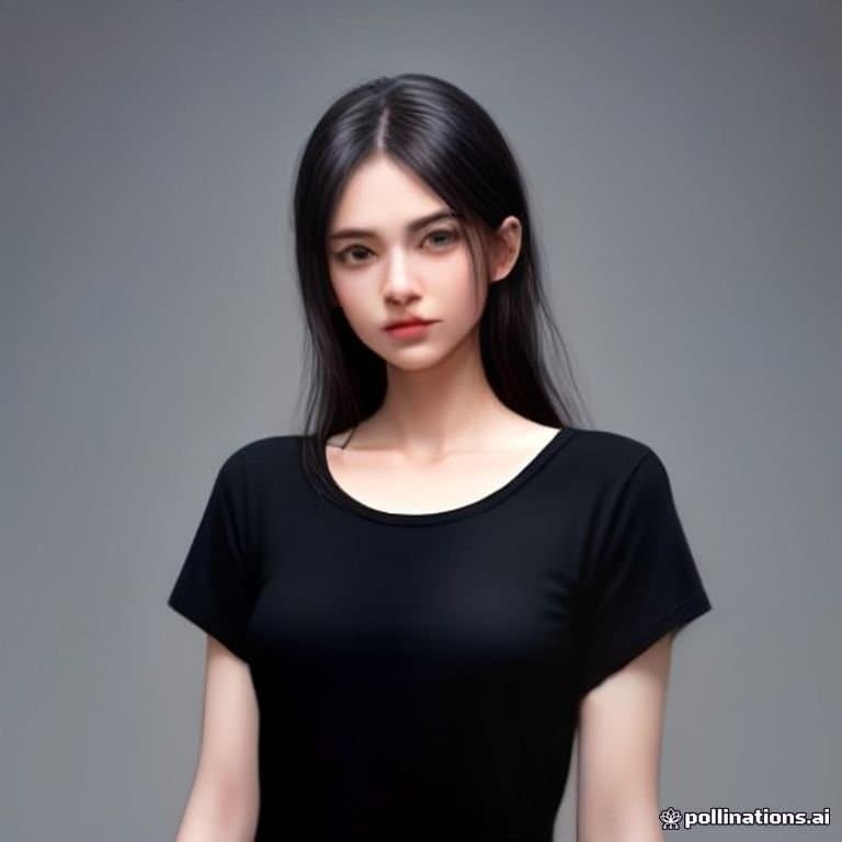 Professional product photograph of Aura Test Variable Tee, black. Centred on a clean seamless light grey background, soft even studio lighting, subtle shadow be